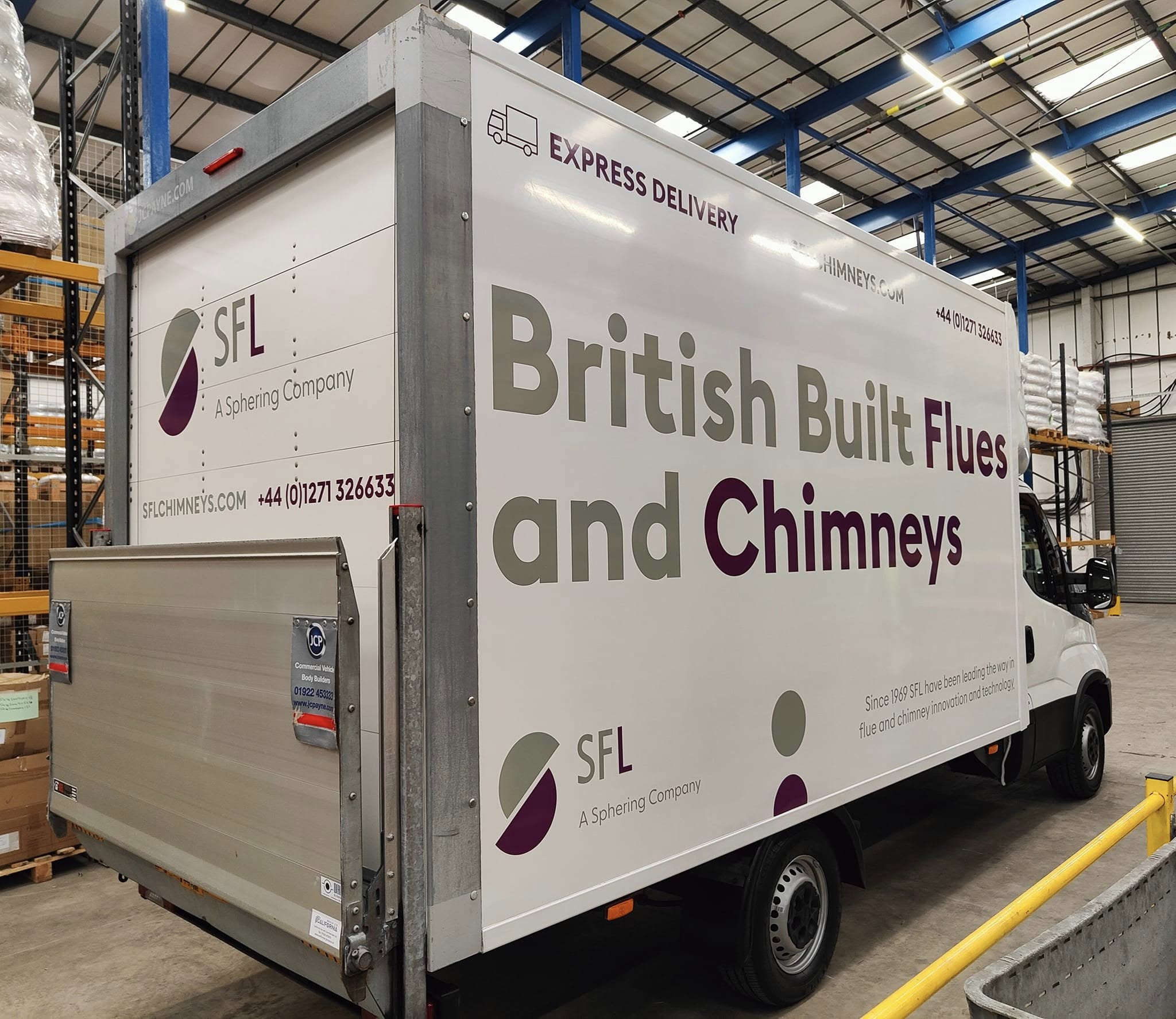 SFL box truck branding