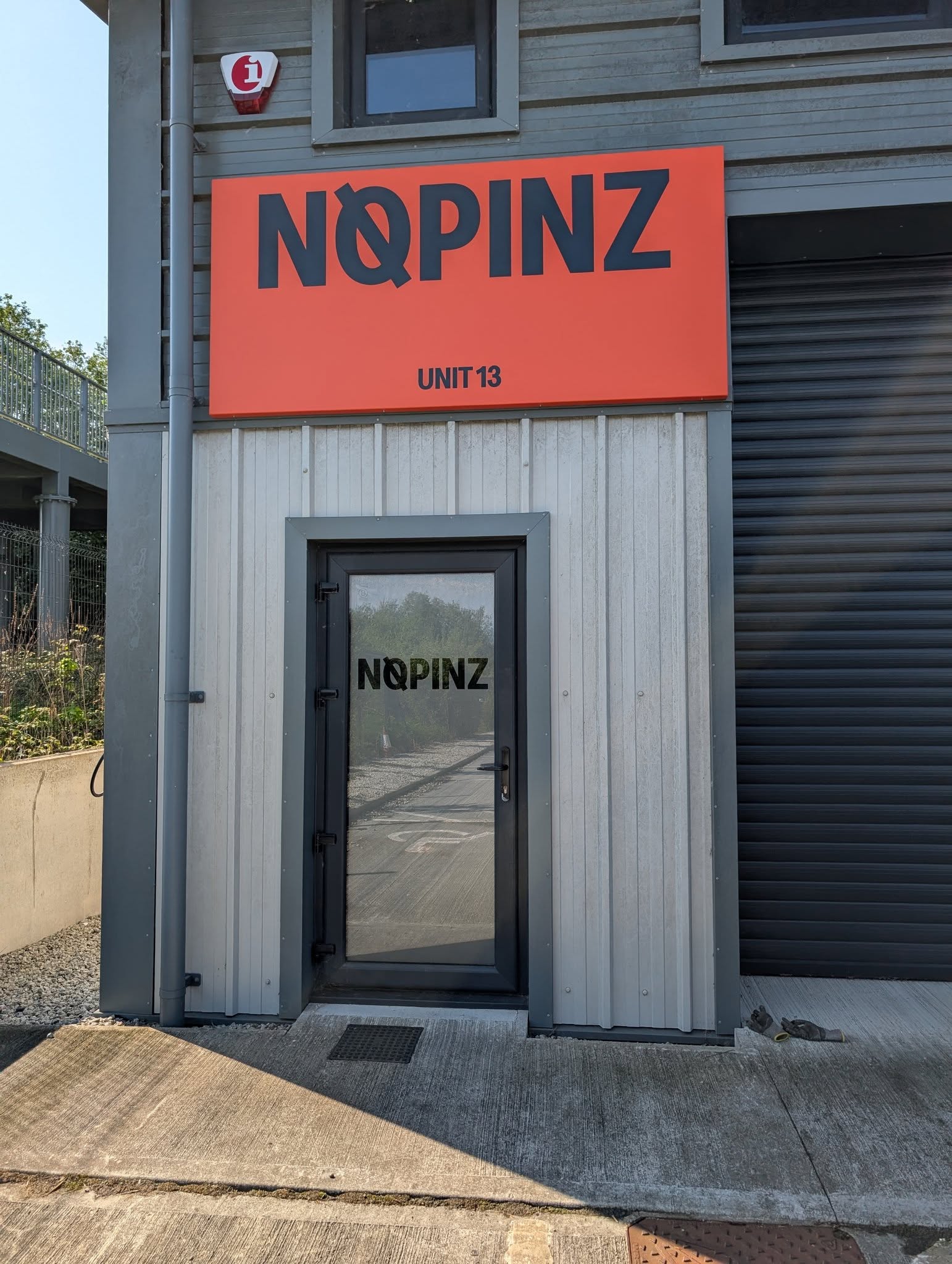 NOPINZ industrial shopfront signage